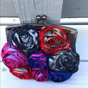 Small rosette purse